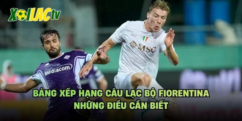Bảng Xếp Hạng Câu Lạc Bộ Fiorentina – Những Điều Cần Biết